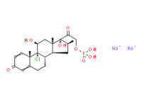 Pregna-1,4-diene-3,20-dione, 9-chloro-11,17-dihydroxy-16-methyl-21-(phosphonooxy)-, disodium salt, (11ß,16ß)-