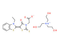 Tris(2-hydroxyethyl)ammonium 5-(3-ethylbenzothiazol-2(3H)-ylidene)-4-oxo-2-thioxothiazolidine-3-acetate