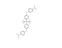 1-[1,1,1,3,3,3-hexafluoro-2-[4-(4-nitrophenoxy)phenyl]propan-2-yl]-4-(4-nitrophenoxy)benzene