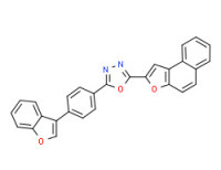 2-[4-(3-benzofuryl)phenyl]-5-naphtho[2,1-b]furan-2-yl-1,3,4-oxadiazole