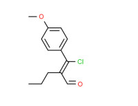 2-[chloro(4-methoxyphenyl)methylene]valeraldehyde