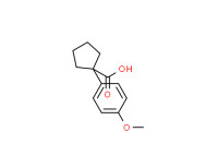 1-(4-methoxyphenyl)cyclopentane-1-carboxylic acid