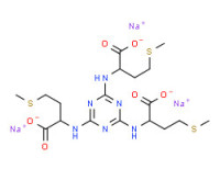 Trisodium N,N',N''-1,3,5-triazine-2,4,6-triyl(tris-DL-methionate)