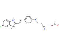 5-chloro-2-[2-[4-[(2-cyanoethyl)methylamino]phenyl]vinyl]-1,3,3-trimethyl-3H-indolium acetate