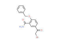 5-(bromoacetyl)-2-(phenylmethoxy)benzamide