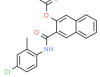 2-[N-(4-chloro-2-methylphenyl)carbamoyl]-3-naphthyl acetate