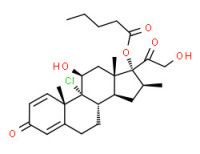 9-chloro-11ß,17,21-trihydroxy-16ß-methylpregna-1,4-diene-3,20-dione 17-valerate