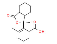 1-methyl-2-(octahydromethyl-3-oxo-1-isobenzofuranyl)cyclohexenecarboxylic acid