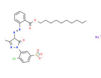 Sodium 1-decyl 2-[[1-(2-chloro-5-sulphonatophenyl)-4,5-dihydro-3-methyl-5-oxo-1H-pyrazol-4-yl]azo]benzoate