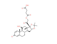 11ß,21-dihydroxy-16a,17-(isopropylidenedioxy)pregna-1,4-diene-3,20-dione 21-(hydrogen succinate)