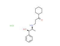 [R-(R*,S*)]-1-cyclohexyl-3-[(2-hydroxy-1-methyl-2-phenylethyl)amino]propan-1-one hydrochloride
