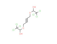 Ethanol, 1,1'-[2-butyne-1,4-diylbis(oxy)]bis [2,2,2-trichloro- (9CI)