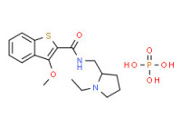 (+)-tris[[(1-ethylpyrrolidin-2-yl)methyl][(3-methoxybenzo[b]thien-2-yl)carbonyl]ammonium] phosphate