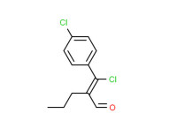 2-[chloro(4-chlorophenyl)methylene]valeraldehyde