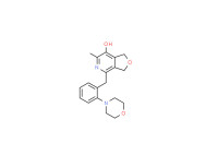 1,3-dihydro-6-methyl-4-(morpholinobenzyl)furo[3,4-c]pyridin-7-ol