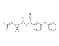 a-cyano-3-phenoxybenzyl [1S-[1a(R*),3a]]-3-(2,2-dichlorovinyl)-2,2-dimethylcyclopropanecarboxylate
