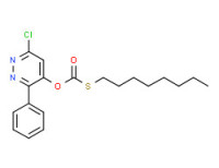 O-(6-chloro-3-phenylpyridazin-4-yl) S-octyl thiocarbonate