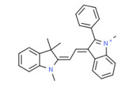 1,3,3-trimethyl-2-[2-(1-methyl-2-phenyl-1H-indol-3-yl)vinyl]-3H-indolium acetate