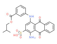 1-(2-methylpropyl) 3-[(4-amino-9,10-dihydro-9,10-dioxo-3-sulpho-1-anthryl)amino]benzoate