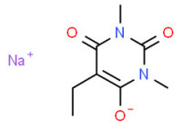 Sodium 5-ethyl-1,3-dimethylbarbiturate