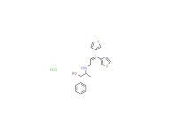 a-[1-[(3,3-di-3-thienylallyl)amino]ethyl]benzyl alcohol hydrochloride