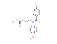 Sodium 4-[(4-chlorobenzoyl)(4-methoxyphenyl)amino]butyrate