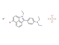 6-bromo-2-[4-(diethylamino)phenyl]-1-ethylbenz[cd]indolium hydrogen sulphate