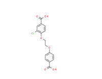 4-[2-(4-carboxyphenoxy)ethoxy]-3-chlorobenzoic acid