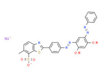 Sodium 2-[4-[[2,4-dihydroxy-5-(phenylazo)phenyl]azo]phenyl]-6-methylbenzothiazole-7-sulphonate