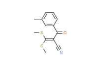 2-(3-methylbenzoyl)-3,3-bis(methylsulfanyl)prop-2-enenitrile