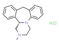 (S)-1,2,3,4,10,14b-hexahydro-2-methyldibenzo[c,f]pyrazino[1,2-a]azepine monohydrochloride