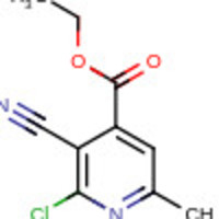 Ethyl 2-chloro-3-cyano-6-methylisonicotinate