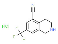 7-(trifluoromethyl)-1,2,3,4-tetrahydroisoquinoline-5-carbonitrile hydrochloride