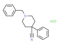 1-benzyl-4-phenylpiperidine-4-carbonitrile monohydrochloride