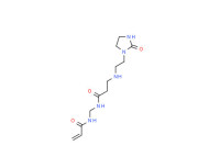 N-[[[1-oxo-3-[[2-(2-oxoimidazolidin-1-yl)ethyl]amino]propyl]amino]methyl]acrylamide