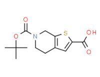 6-(tert-Butoxycarbonyl-)-4,5,6,7-tetrahydrothieno[2,3-c]pyridine-2-carboxylic acid
