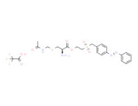 2-[[p-(phenylazo)benzyl]sulphonyl]ethyl S-(acetamidomethyl)-L-cysteinate, mono(trifluoroacetate)