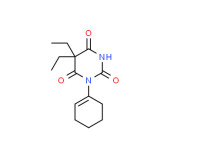 1-(1-cyclohexen-1-yl)-5,5-diethylbarbituric acid