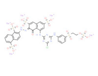 Pentasodium 2-[[8-[[4-chloro-6-[[3-[[2-(sulphonatooxy)ethyl]sulphonyl]phenyl]amino]-1,3,5-triazin-2-yl]amino]-1-hydroxy-3,6-disulphonato-2-naphthyl]azo]naphthalene-1,5-disulphonate
