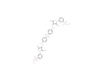 Disodium 3,3'-[sulphonylbis[p-phenyleneazo(5-imino-3-methyl-1H-pyrazole-4,1-diyl)]]bis(benzenesulphonate)