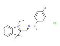 2-[[(4-chlorophenyl)methylhydrazono]methyl]-1-ethyl-3,3-dimethyl-3H-indolium chloride