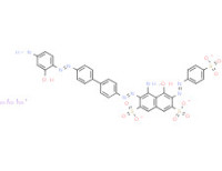 Trisodium 4-amino-3-[[4'-[(4-amino-2-hydroxyphenyl)azo][1,1'-biphenyl]-4-yl]azo]-5-hydroxy-6-[(4-sulphonatophenyl)azo]naphthalene-2,7-disulphonate