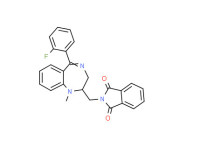 N-[[5-(2-fluorophenyl)-2,3-dihydro-1-methyl-1H-1,4-benzodiazepin-2-yl]methyl]phthalimide