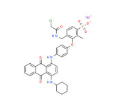 Sodium a-(chloroacetamido)[4-[[4-(cyclohexylamino)-9,10-dihydro-9,10-dioxo-1-anthryl]amino]phenoxy]xylenesulphonate