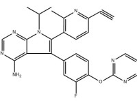 6-(6-ethynyl-2-methylpyridin-3-yl)-5-(3-fluoro-4-((4-methylpyrimidin-2-yl)oxy)phenyl)-7-isopropyl-7H-pyrrolo[2,3-d]pyrimidin-4-amine