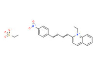 1-ethyl-2-[4-(4-nitrophenyl)buta-1,3-dienyl]quinolinium ethanesulphonate