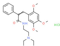 N-[2-(diethylamino)ethyl]-a-[(2,4,5-trimethoxyphenyl)methylene]phenylacetamide monohydrochloride