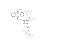 Disodium 1-amino-4-[[3-[[(3,6-dichloro-4-pyridazinyl)carbonyl]amino]-2-methyl-5-sulphonatophenyl]amino]-9,10-dihydro-9,10-dioxoanthracene-2-sulphonate