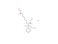 Diethyl 2-(3-amino-1-cyclohexyl-1-hydroxypropyl)nonanedioate hydrochloride