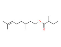 3,7-dimethyloct-6-enyl 2-methylbutyrate